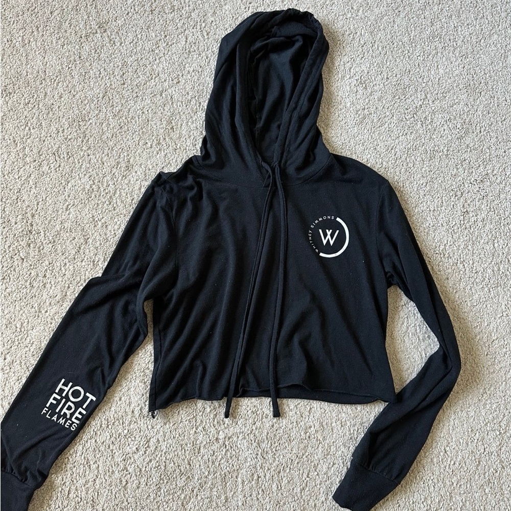 Whitney Simmons Lightweight Cropped Hoodie